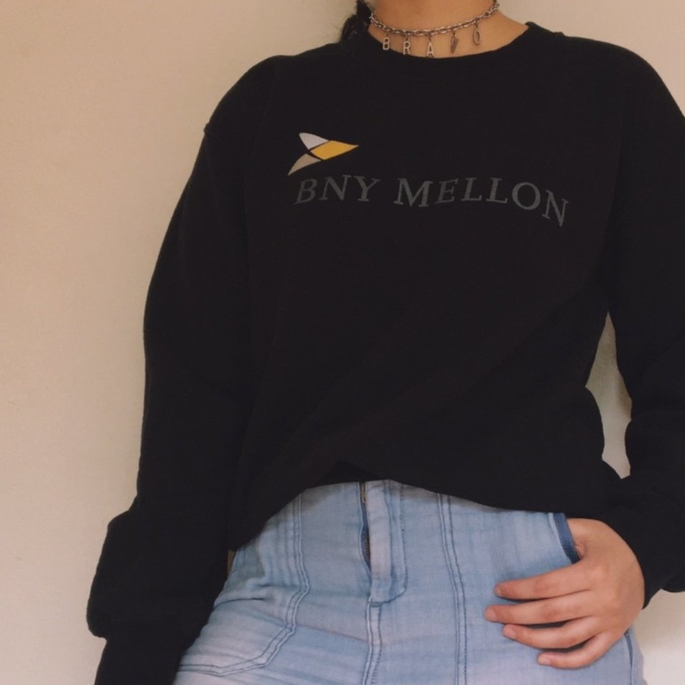 bny mellon soft cozy crewneck sweater